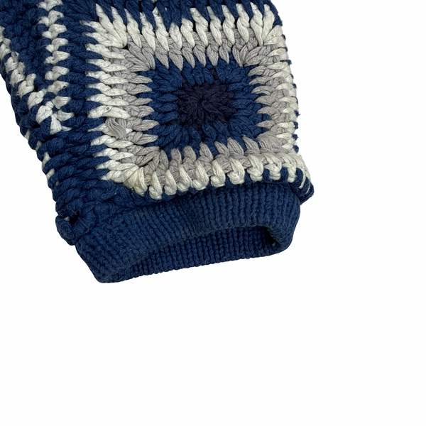 Supreme Thick Hand Woven Crochet Knit Knitted Jumper - Large