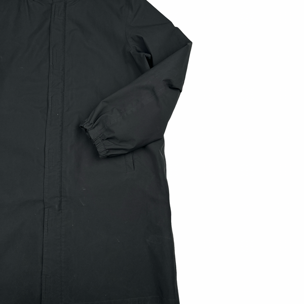 Prada Black Nylon Removable Liner Long Jacket - XXL