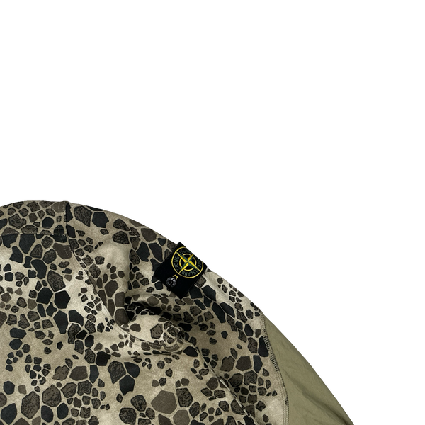 Stone Island 2018 Alligator Camo Zipped Hoodie - Medium