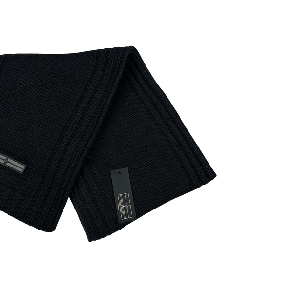 Stone Island 2007 Denims Wool Blend Grey Thick Scarf