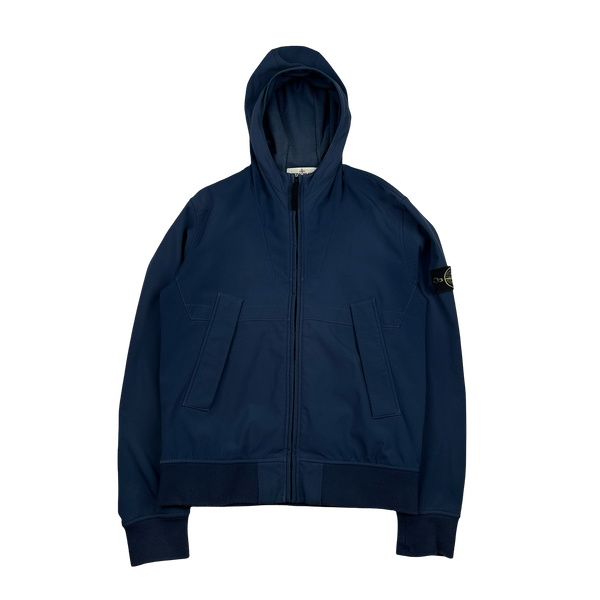 Stone Island 2013 Blue Soft Shell R Jacket - Large