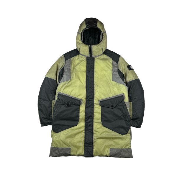 Stone Island 2016 Resin-T Shell Down Puffer Ice Jacket - Large
