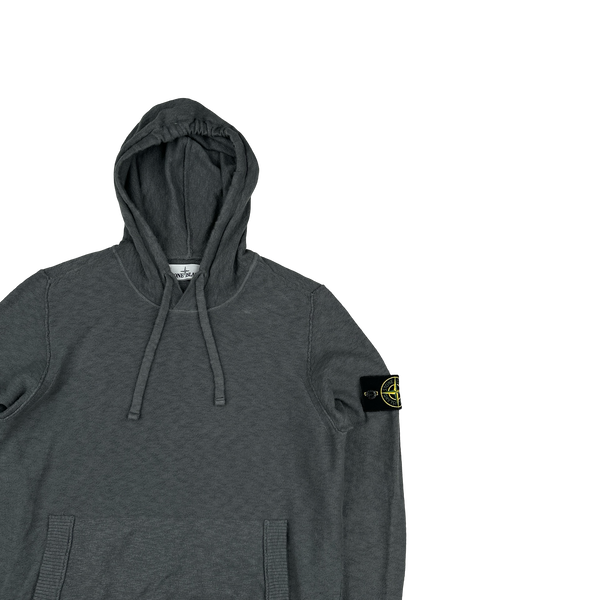 Stone Island 2020 Grey Knit Hoodie - Small