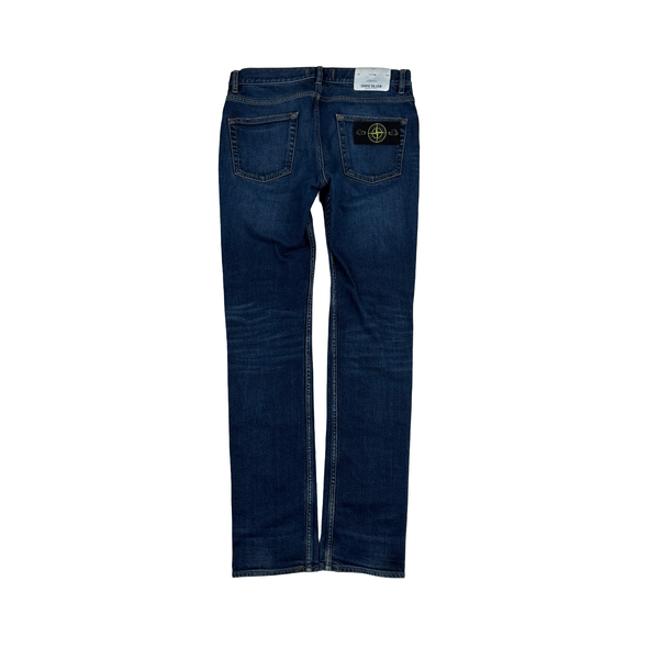 Stone Island 2017 Mid Wash Skinny Fit Denim Jeans - 30"