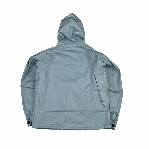 Ten C Lightweight Buttoned Neck Anorak Cotton Jacket - Medium
