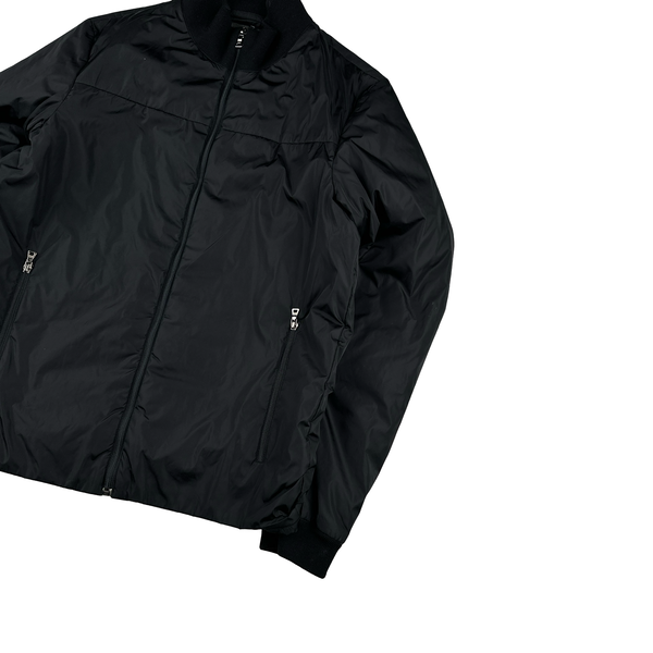 Prada Black Nylon Red Tab Jacket - Medium