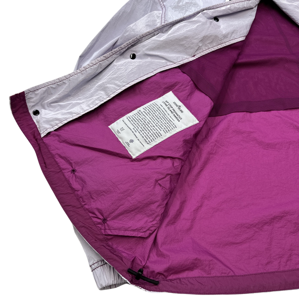 Stone Island Nylon Metal Reflective Marina Jacket - Large