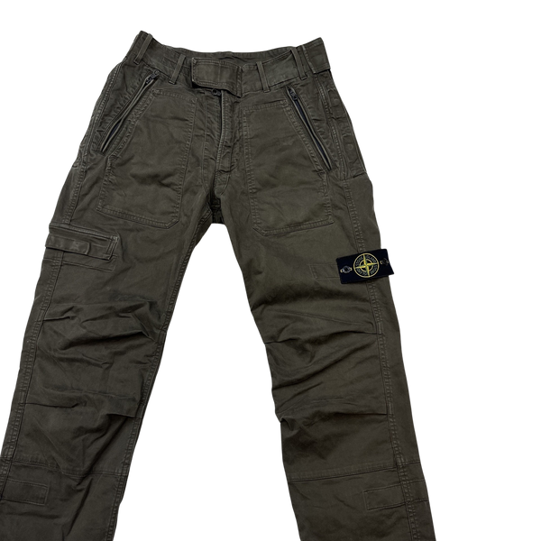 Stone Island 2007 Thick Cotton Cargo Trousers - 30"