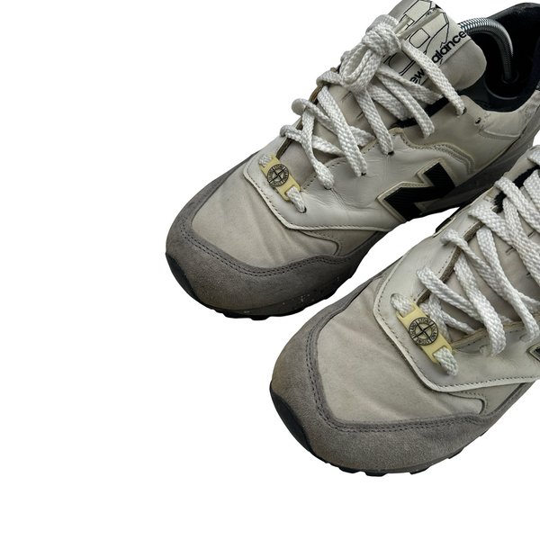 Stone Island x New Balance Grey SI 577 Trainers - UK 9