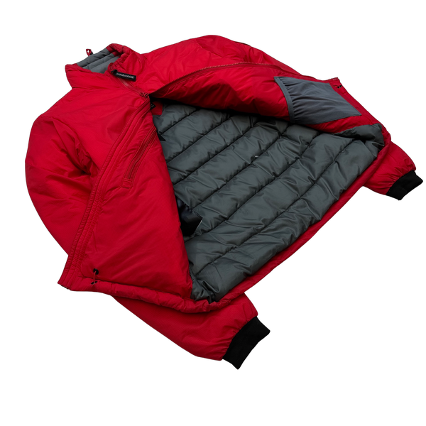 Canada Goose Red Zipped Down Filled Jacket - XS