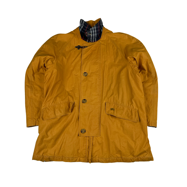 Burberry Orange Nova Check Lined Jacket - XL