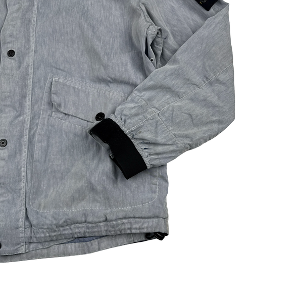 Stone Island 2011 Blue Lino Zipped Jacket - XL