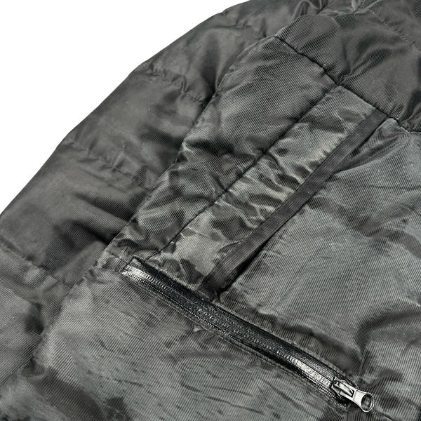 Stone Island 2013 Grey Mesh Reflective Down Jacket - Medium