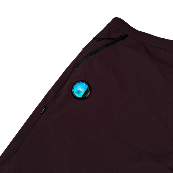 CP Company x Patta Burgundy Collaboration Soft Shell Trousers - Large