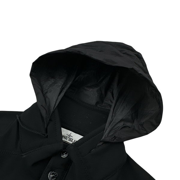 Stone Island 2015 Black Fleece Lined Soft Shell - Medium