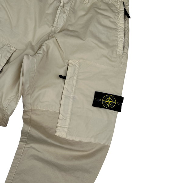 Stone Island 2020 Beige Cargo Trousers - Small