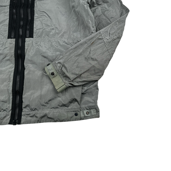Stone Island 2017 Grey Zipped Nylon Metal Overshirt - Large
