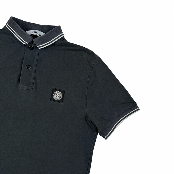 Stone Island 2018 Charcoal Polo Shirt - Medium