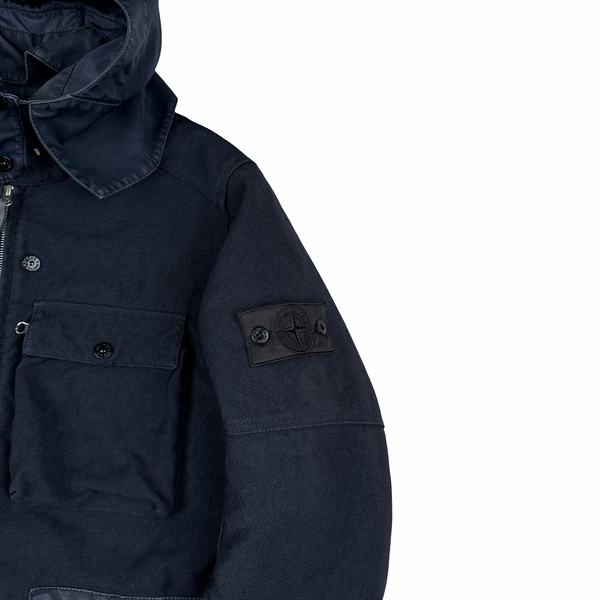 Stone Island 2015 Navy Nylon Blend Shadow Project Jacket - Large