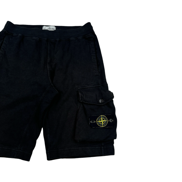 Stone Island 2019 Black Cotton Shorts - Small
