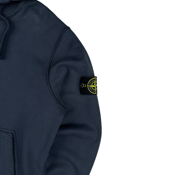 Stone Island 2022 Navy Pullover Hoodie - Medium