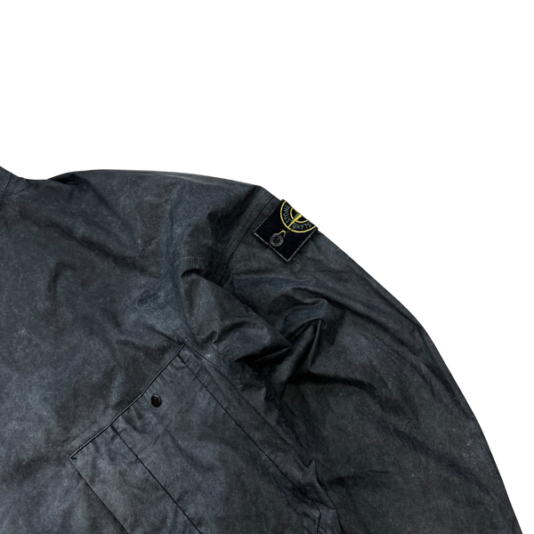 Stone Island 2015 Membrana 3L With Dust Colour Finish Parka Jacket - Medium
