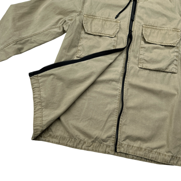 Stone Island 2022 Supima Cotton Hooded Overshirt Jacket- Small