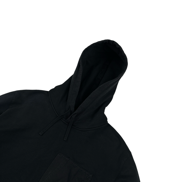 Stone Island 2018 Black Shadow Project Thick Cotton Pullover Hoodie - XL