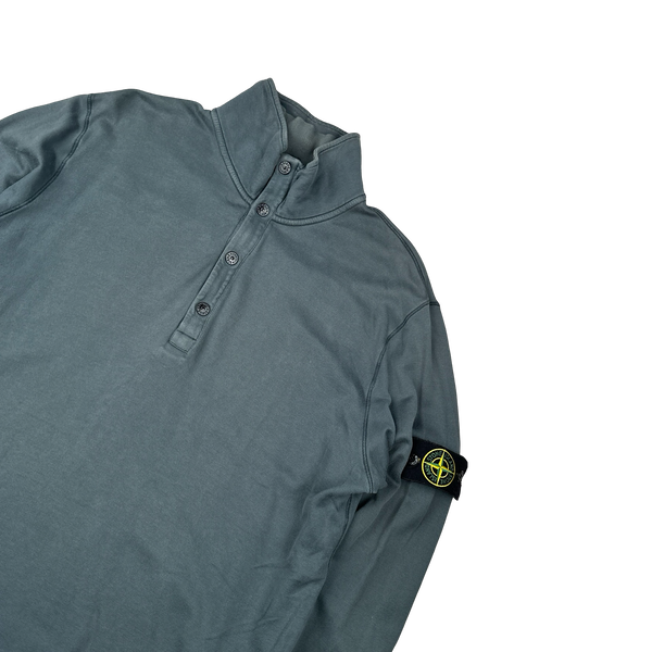 Stone Island 2017 Blue Cotton Pullover Jumper - XXL