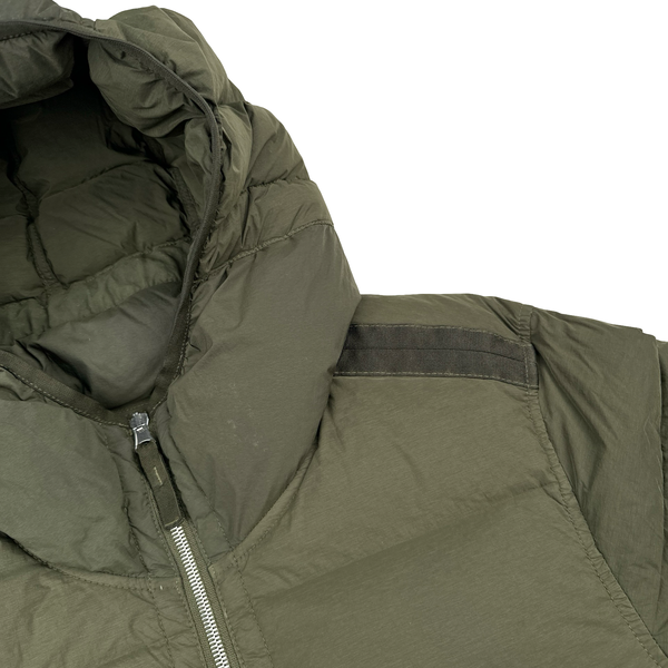 Stone Island 2023 Khaki Seamless Tunnel Nylon Down TC - Small