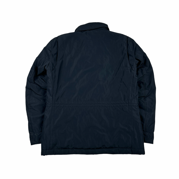 Stone Island Navy Micro Reps Primaloft Padded Field Jacket - Medium