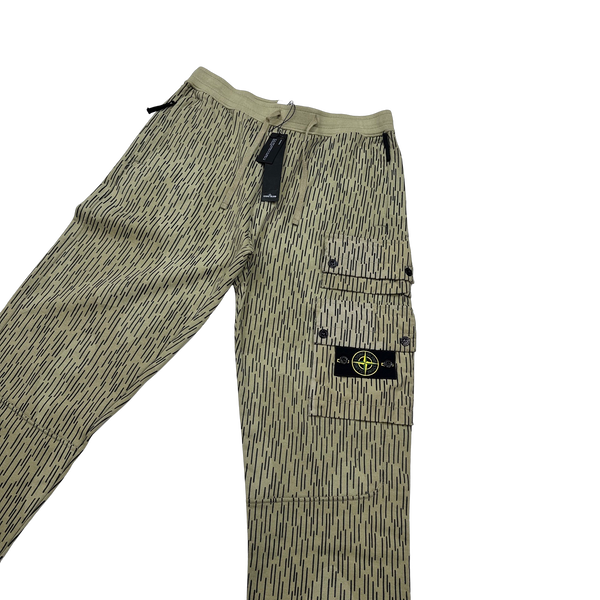 Stone Island 2021 Rain Camo Cargo Joggers - Medium