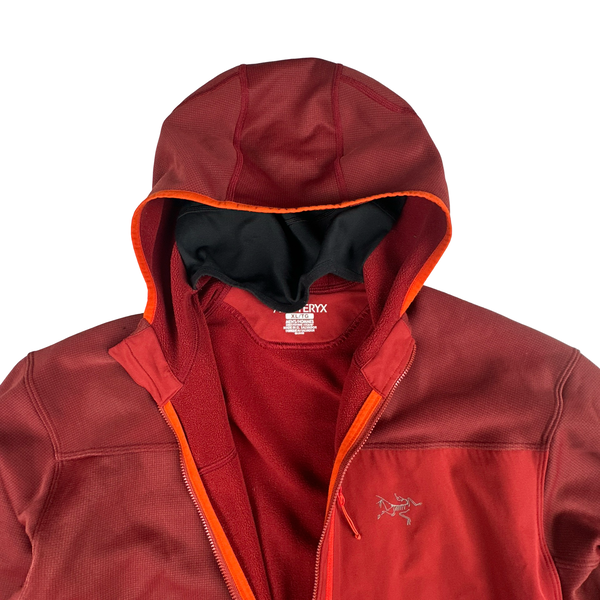 Arcteryx Dark Red Balaclava Stretch Hoodie - XL