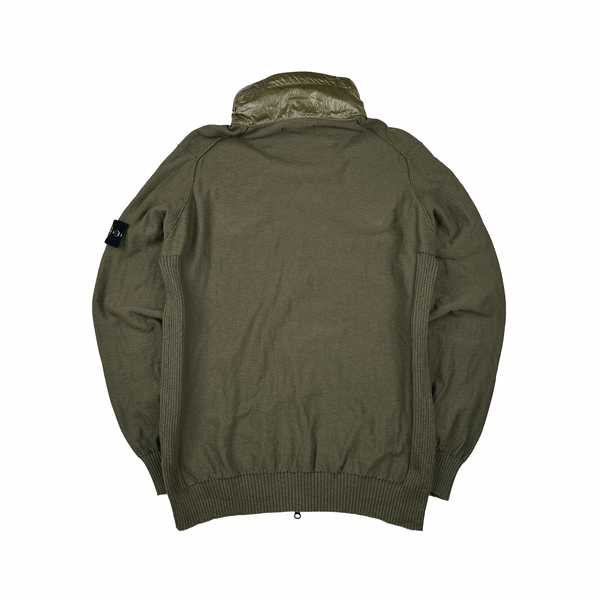 Stone Island 2021 Green Knit Lightweight Jumper - XL