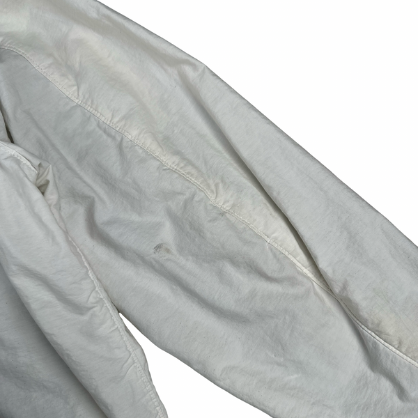 Stone Island 2001 Fibre Optic White Cotton Jacket - XXL