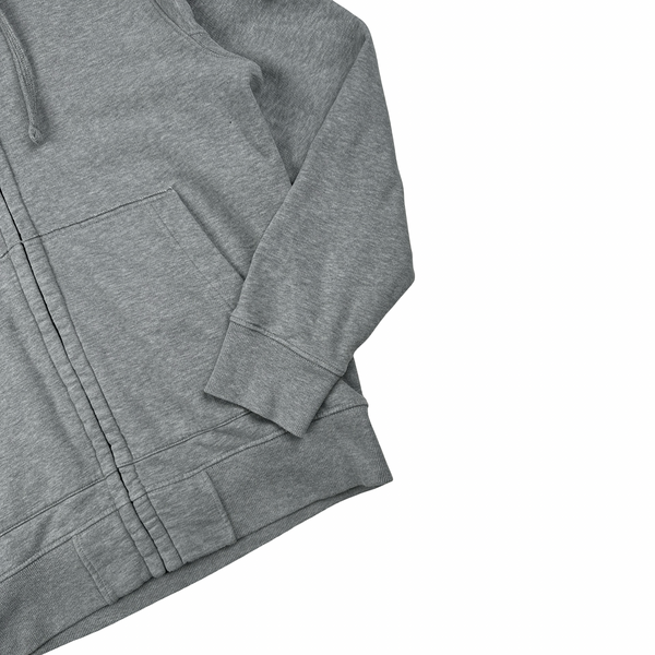 Stone Island 2019 Light Grey Zipped Cotton Hoodie - Small