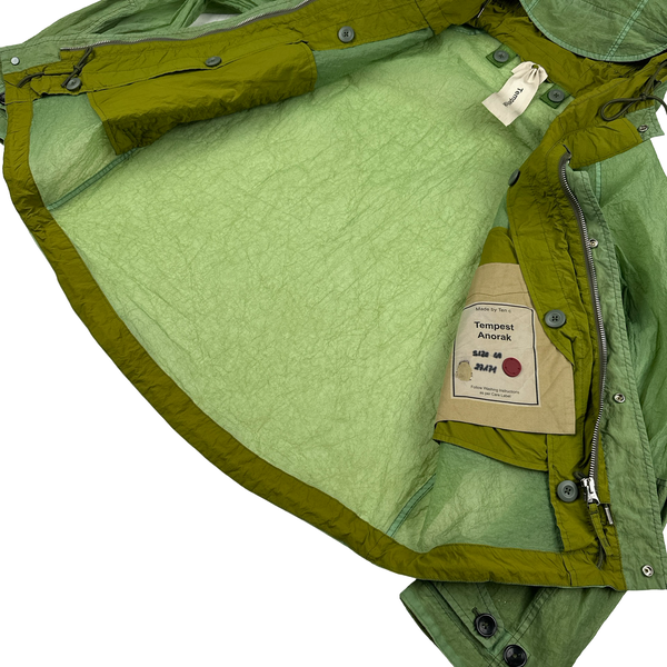Ten C Green Lightweight Tempest Anorak Jacket - Medium