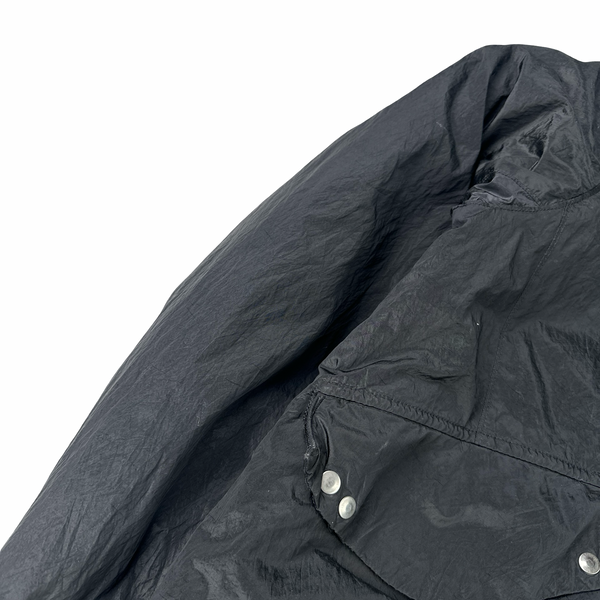 Stone Island 2008 Black Nylon Metal Quilted Jacket - Large