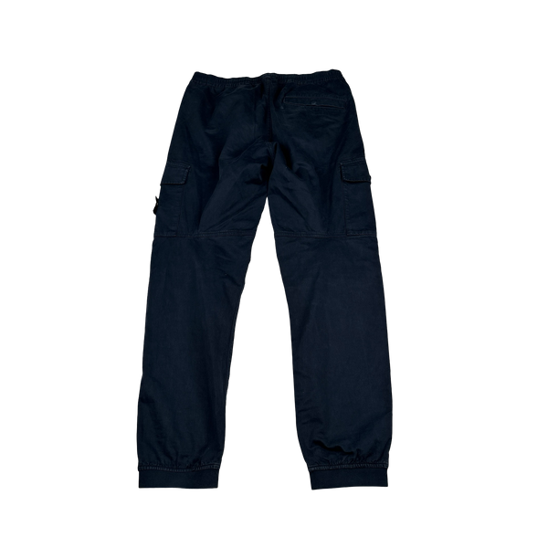 Stone Island 2020 Navy RE-T Cargo Trousers - 32"