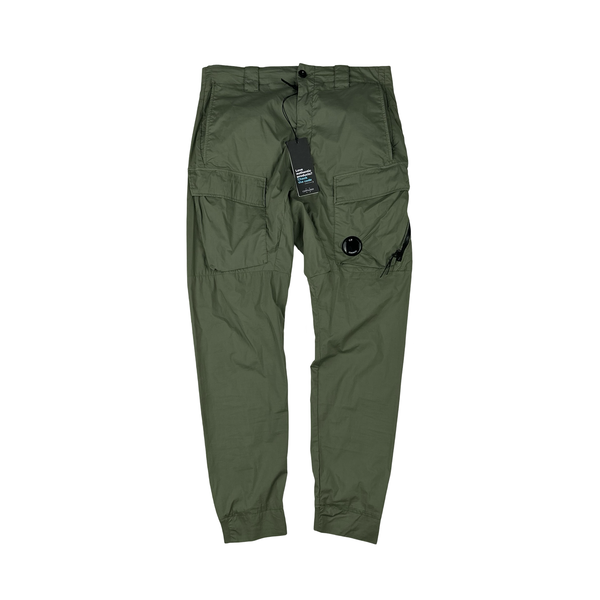 CP Company Olive Green Lens View Cargo Trousers - 32"
