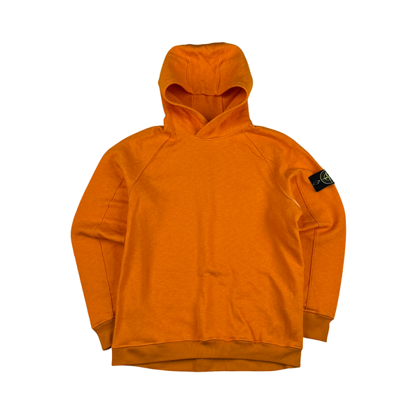 Stone Island 2024 Orange Sample Hoodie - Large