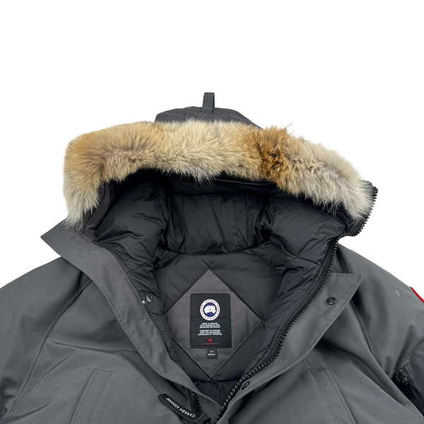 Canada Goose Grey Chilliwack Bomber Parka Jacket - Small
