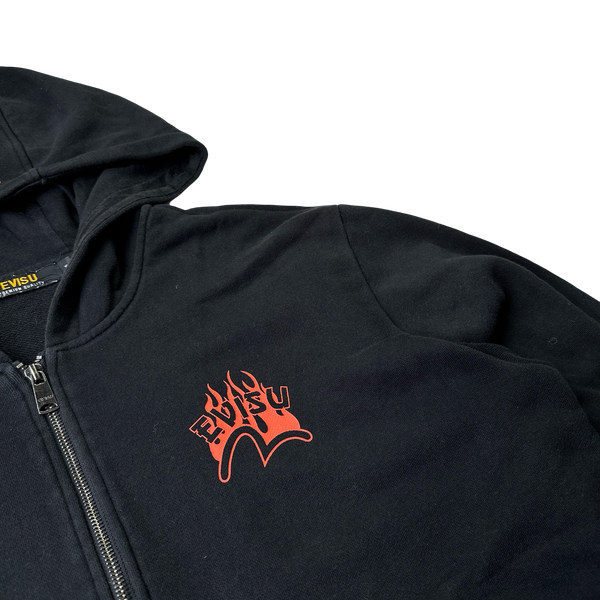 Evisu Flame Graphic Zipped Hoodie - XL – Mat's Island