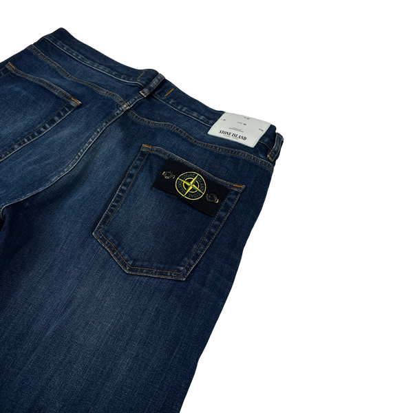 Stone Island 2015 Dark Wash Slim Fit Denim Jeans - 36"