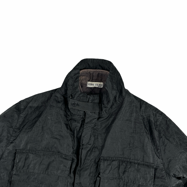 Stone Island 2002 Black Monofilament Duel Layer Mesh Jacket - XL
