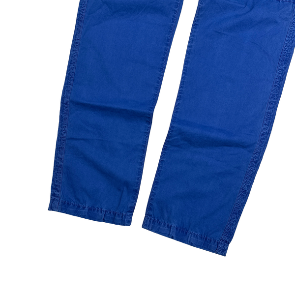 Stone Island 2014 Blue Slim Fit Cargo Trousers - 32"