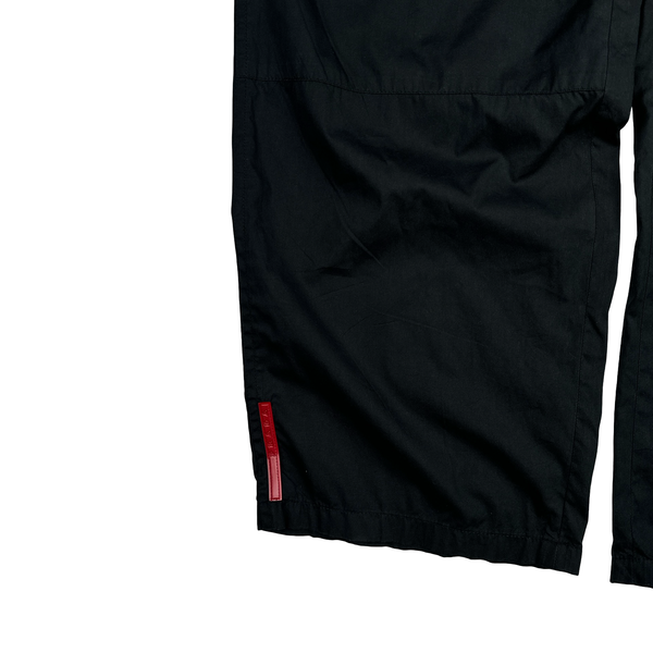 Prada Sport Archive Red Tab Cotton Relaxed Fit Trousers - 34"