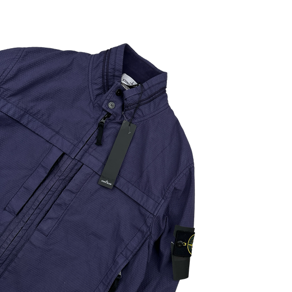 Stone Island 2014 Indigo 3D Cotton Tela Jacket - Large