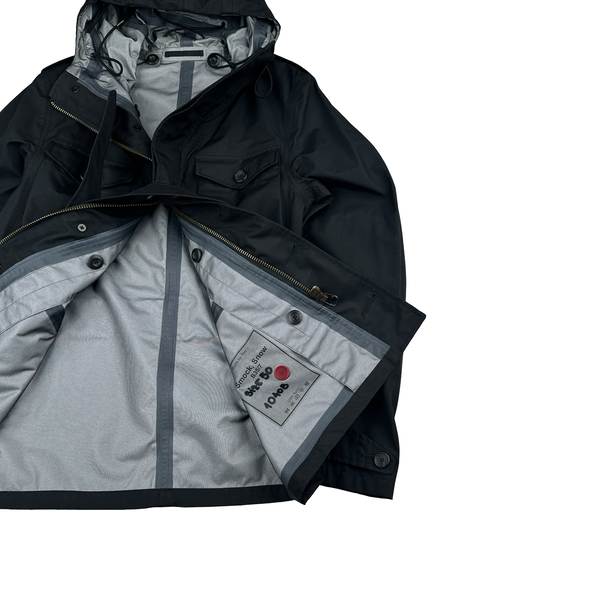 Ten C Black Field Multiple Pocket Smock Snow Jacket - Large