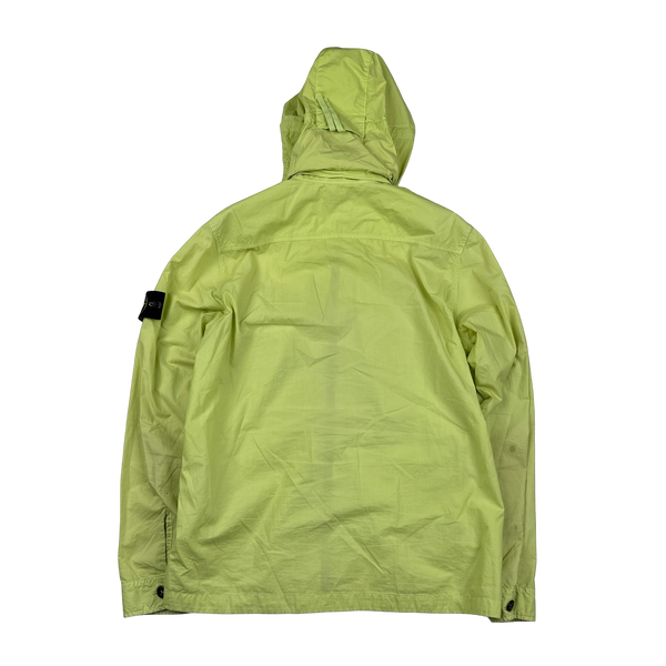Stone Island 2017 Green Paracadute Hooded Overshirt - Large